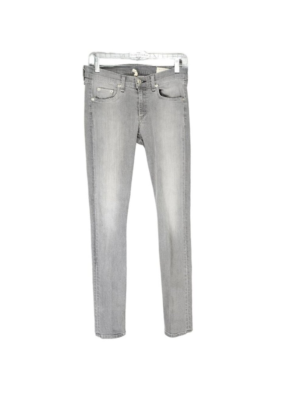 Rag & Bone Jeans Womens 27 Gray Stretch Denim Skinny *Read*